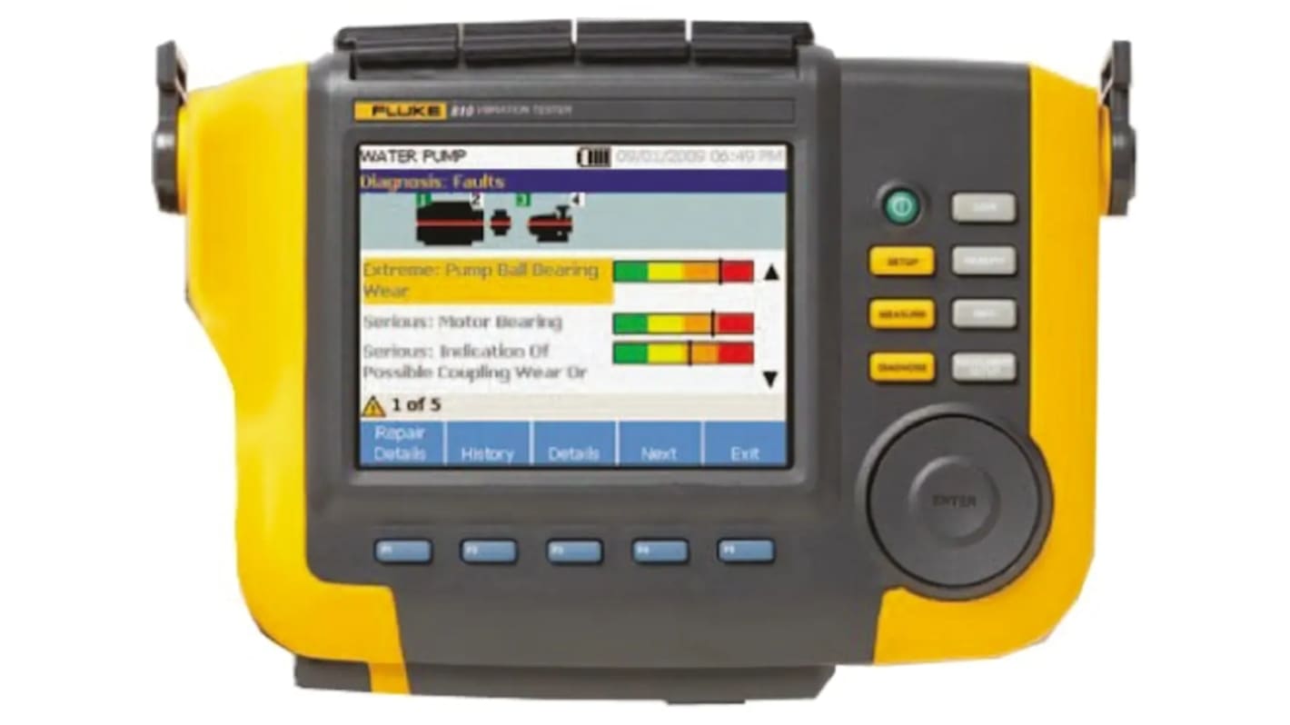 Fluke 810 Vibration Meter - Acceleration, 3 Axis