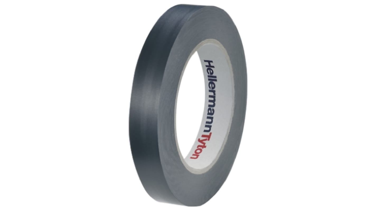 HellermannTyton Isolierband, PVC Schwarz, 0.23mm x 38mm x 33m bis +105°C