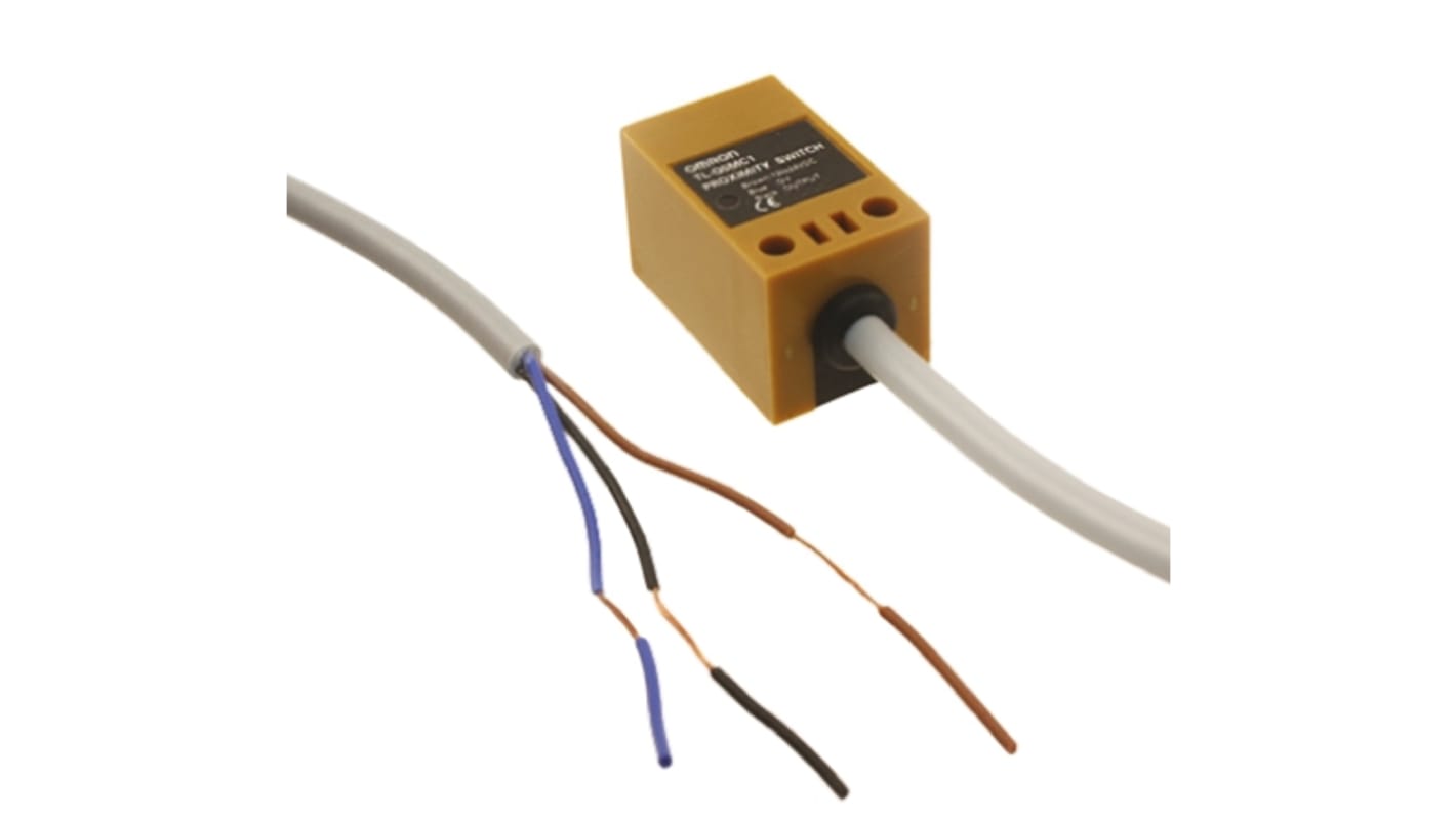 Omron Inductive Block-Style Proximity Sensor, 10 mm Detection, NPN Output, 12 → 24 V dc, IP67