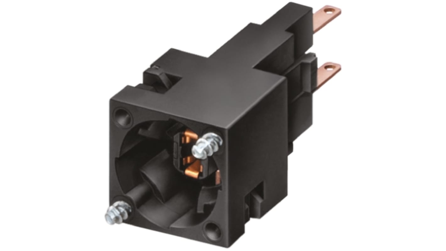 Blocco contatti luminoso con supporto Siemens, 5 → 60V ca/cc