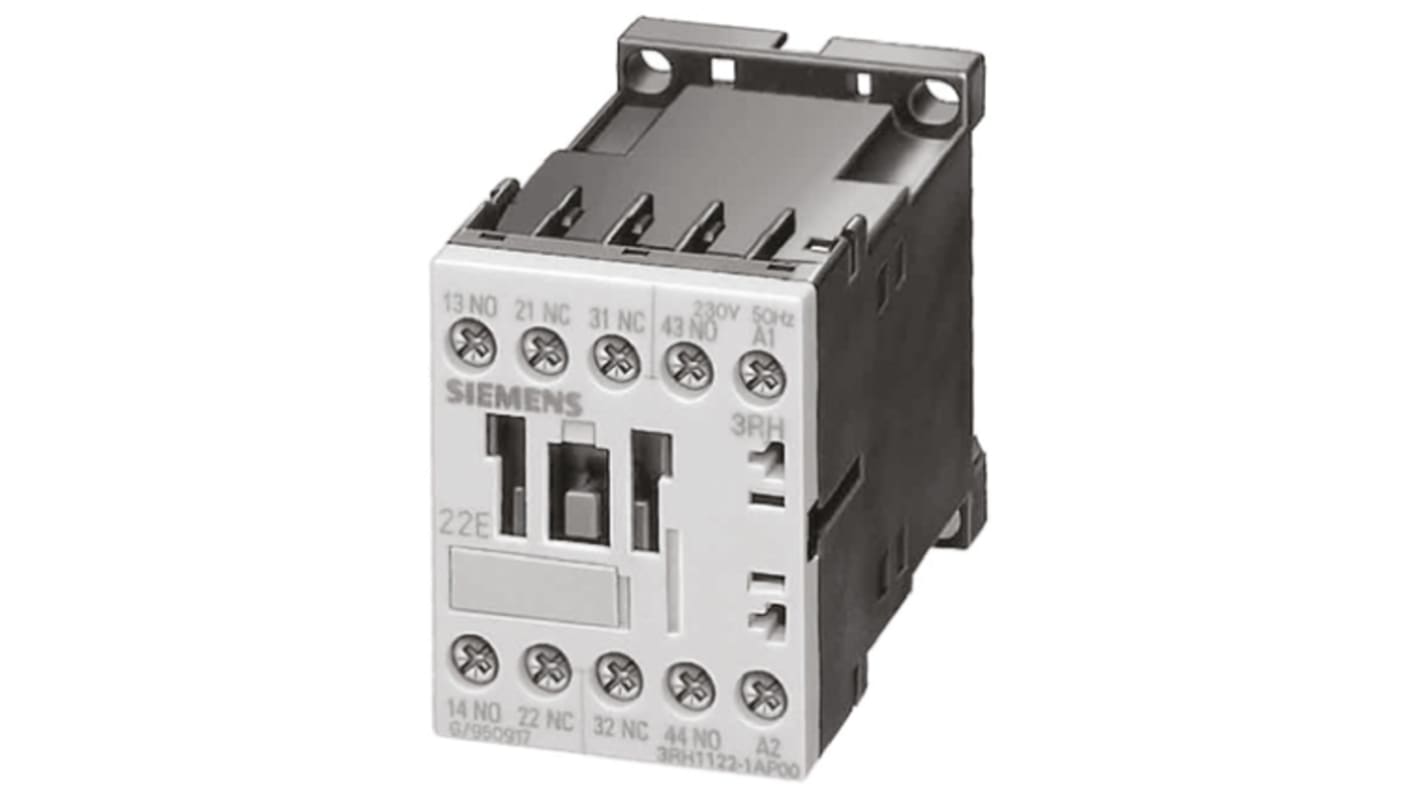 Siemens 3RH1 Overload Relay 7NO/NC, 10 A Contact Rating, 24 V dc, Sirius Classic