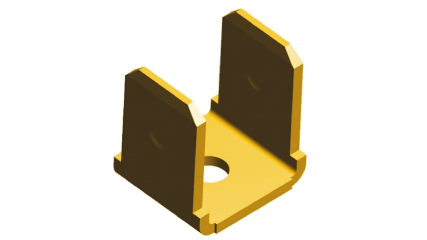 41290 | TE Connectivity FASTON .250 Uninsulated Male Spade Connector ...