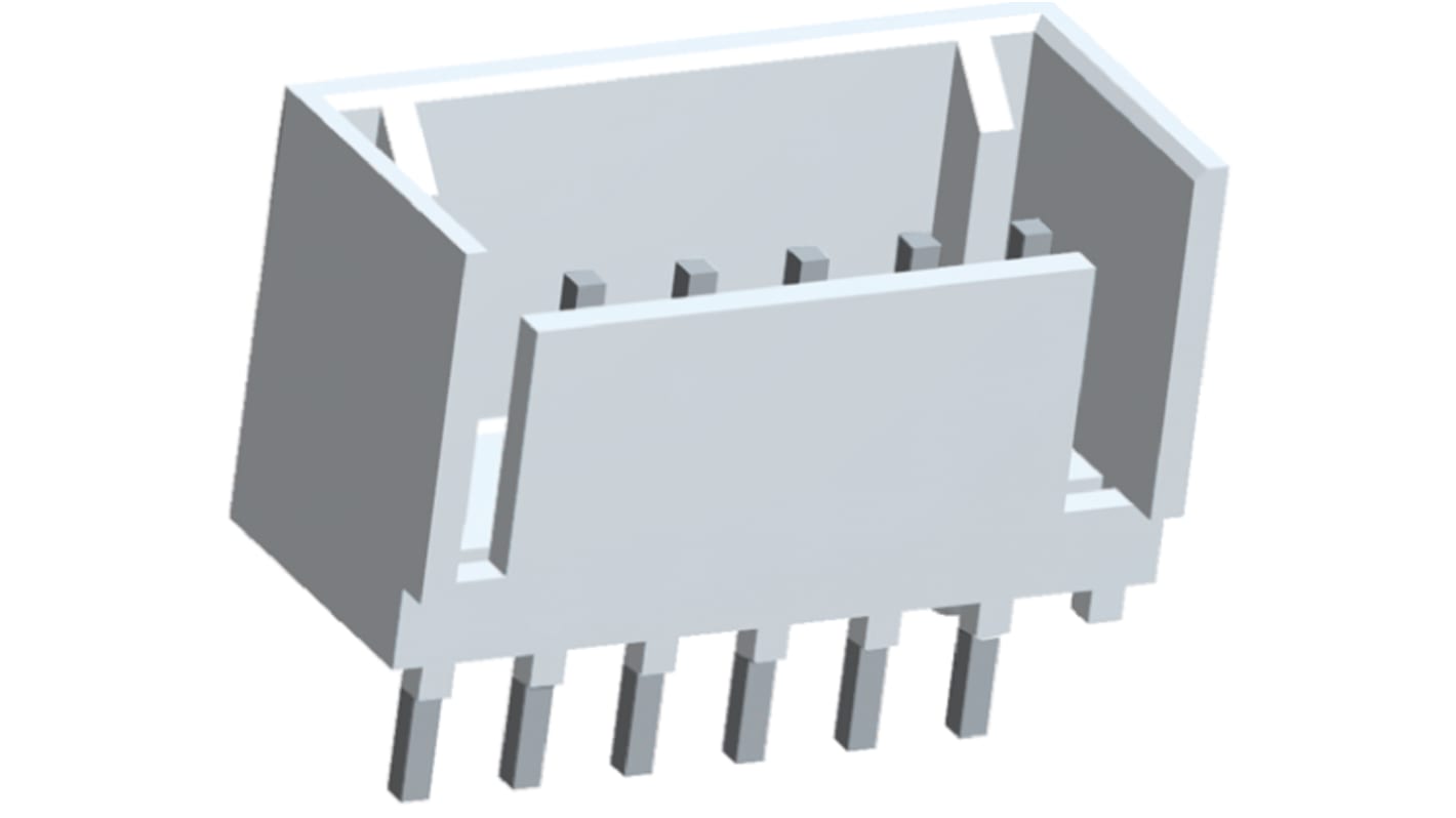 TE Connectivity MTA-100 Series Straight Through Hole PCB Header, 8 Contact(s), 2.54mm Pitch, 1 Row(s), Shrouded