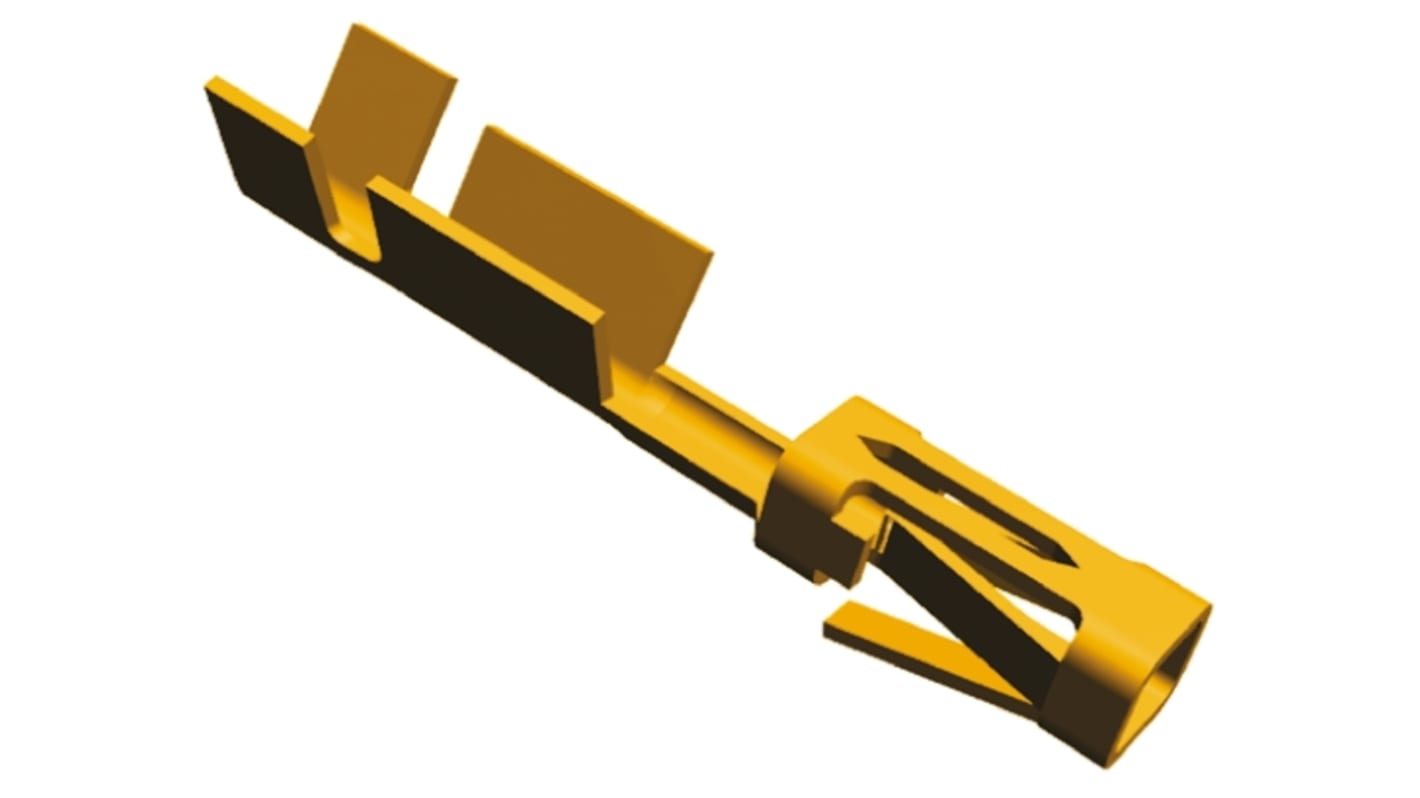 TE Connectivity AMPMODU MOD IV Series Female Crimp Terminal Contact, 32AWG Min, 27AWG Max