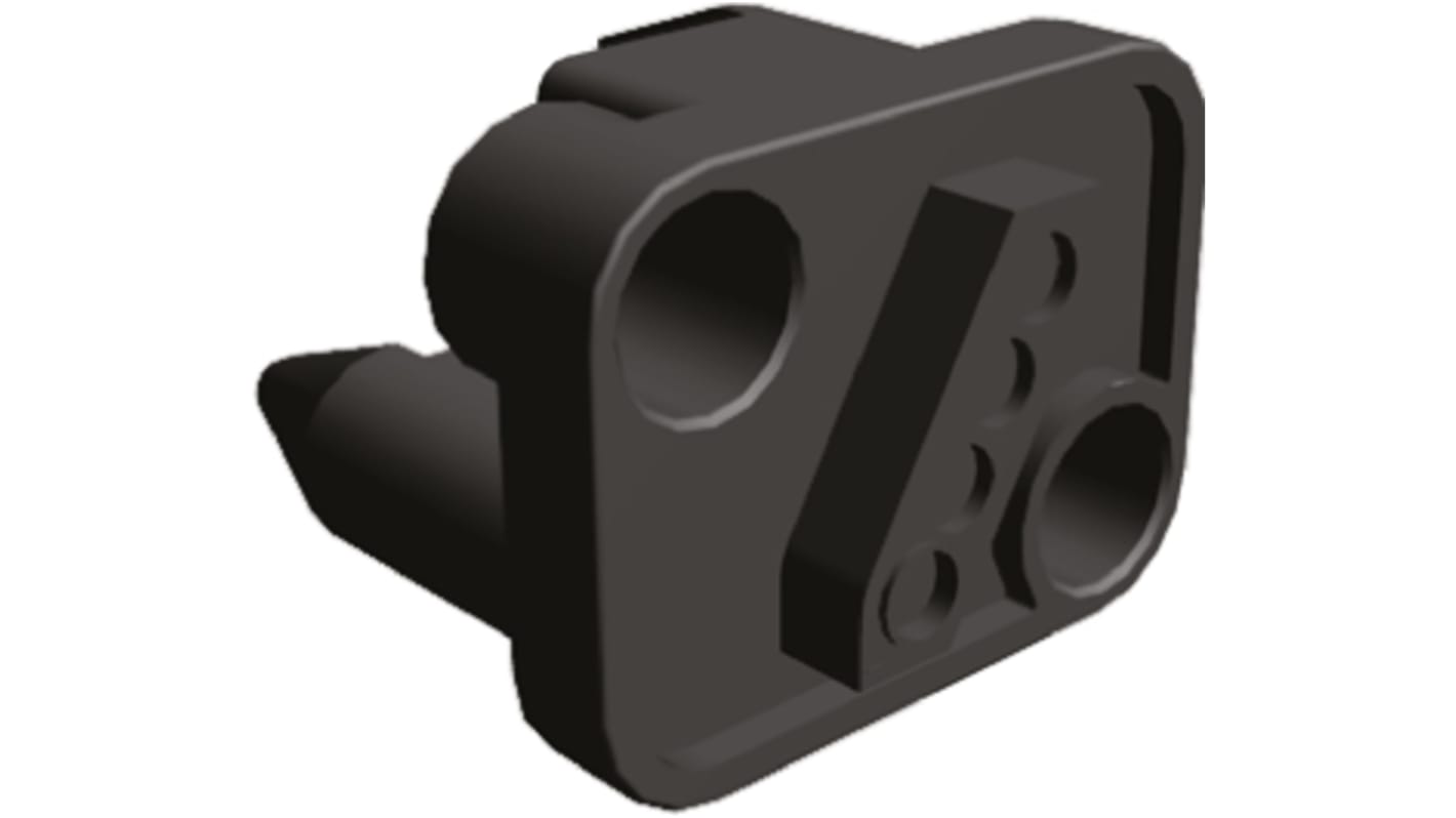 TE Connectivity, Metrimate Male Connector Housing, 5.08mm Pitch, 4 Way, 1 Row