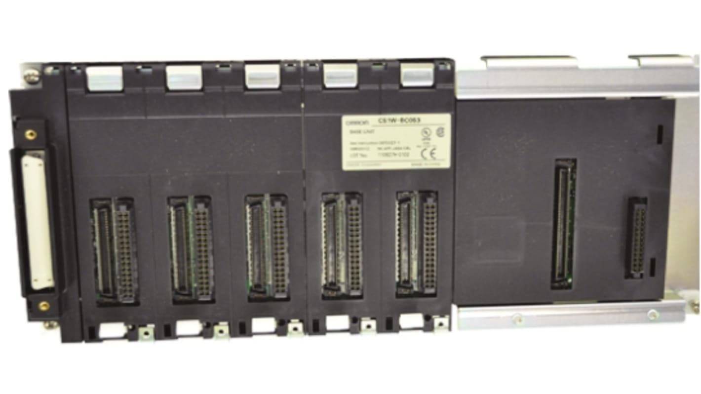 Backplane per guida din Omron, serie CS1 per uso con Serie C200H, serie CS