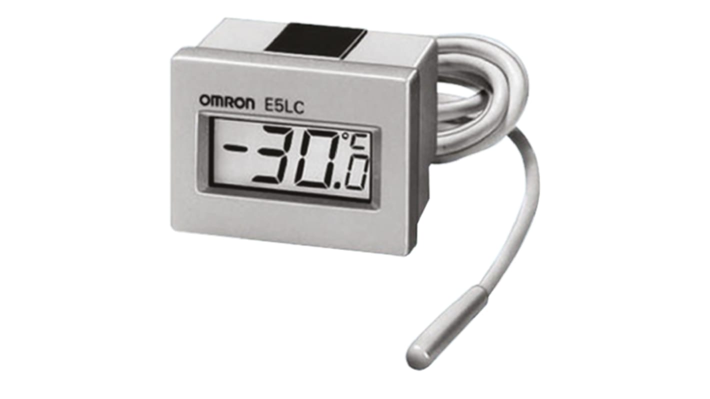 Controlador de temperatura ON/OFF Omron serie E5LC Termopar de tipo K