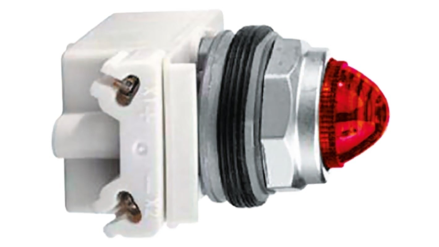 9001KP40R9 Schneider Electric, Harmony 9001K, Panel Mount Red Pilot