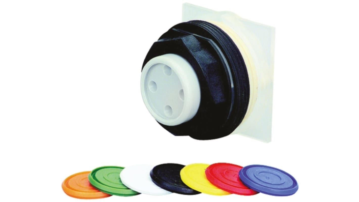 Pulsador Schneider Electric Harmony 9001SK, color de botón Negro, Azul, Verde, Naranja, Rojo, Blanco, Amarillo, SPST,