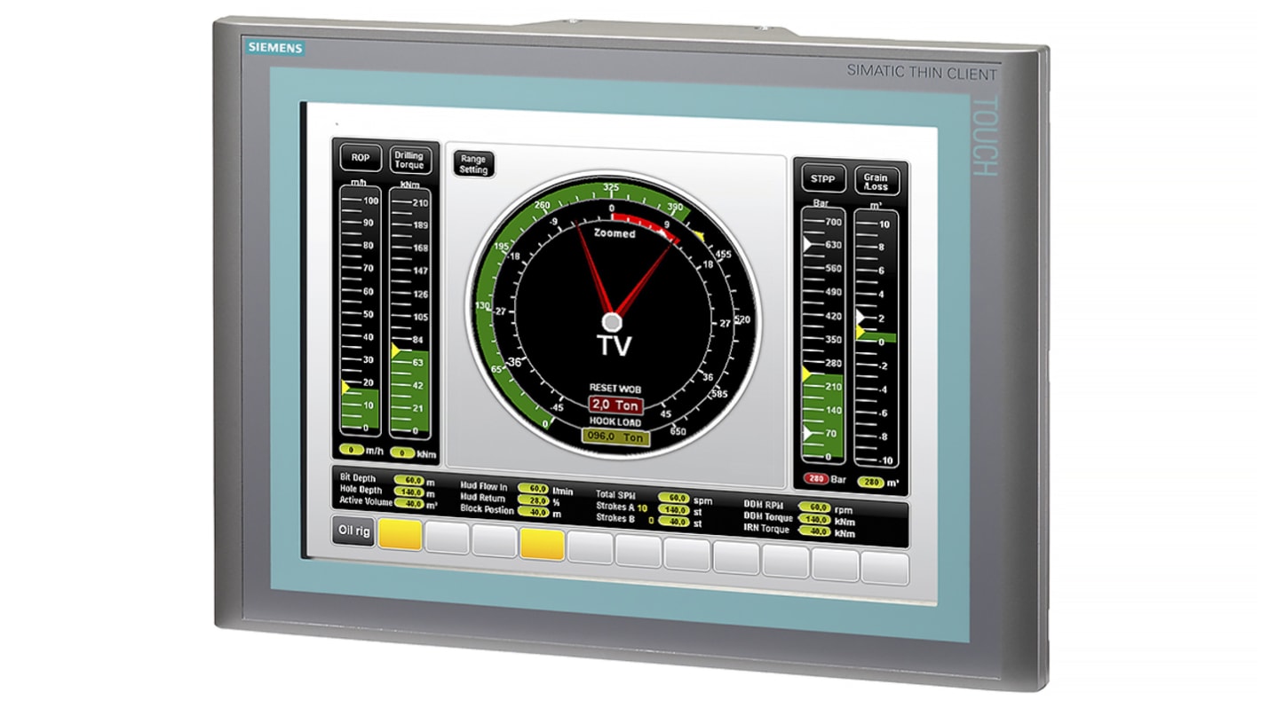 Siemens Thin Client PRO Series Touch Screen HMI - 15.1 in, TFT Display, 1024 x 768pixels