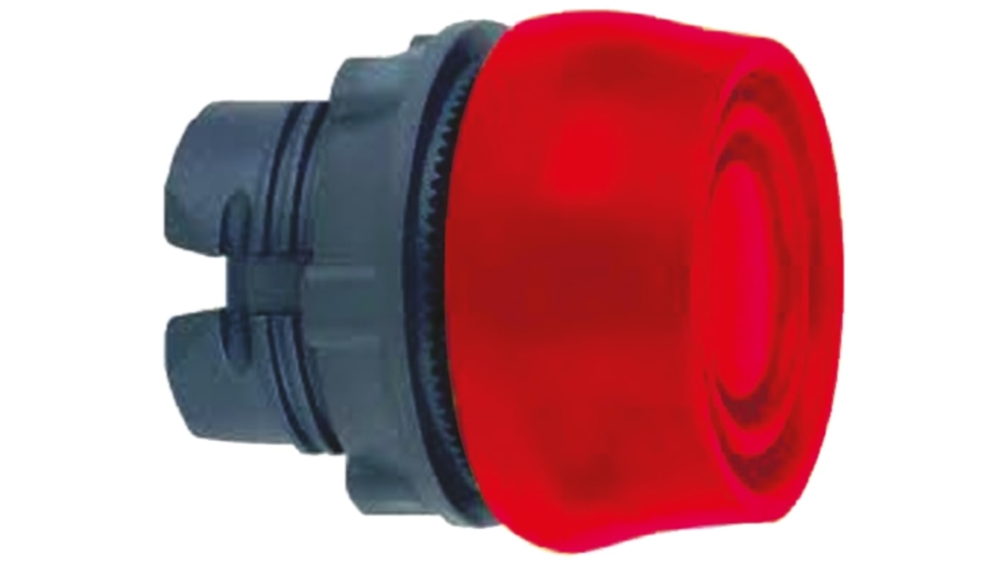 Schneider Electric Harmony XB5 Series Red Spring Return Push Button Head, 22mm Cutout, IP66, IP67, IP69K