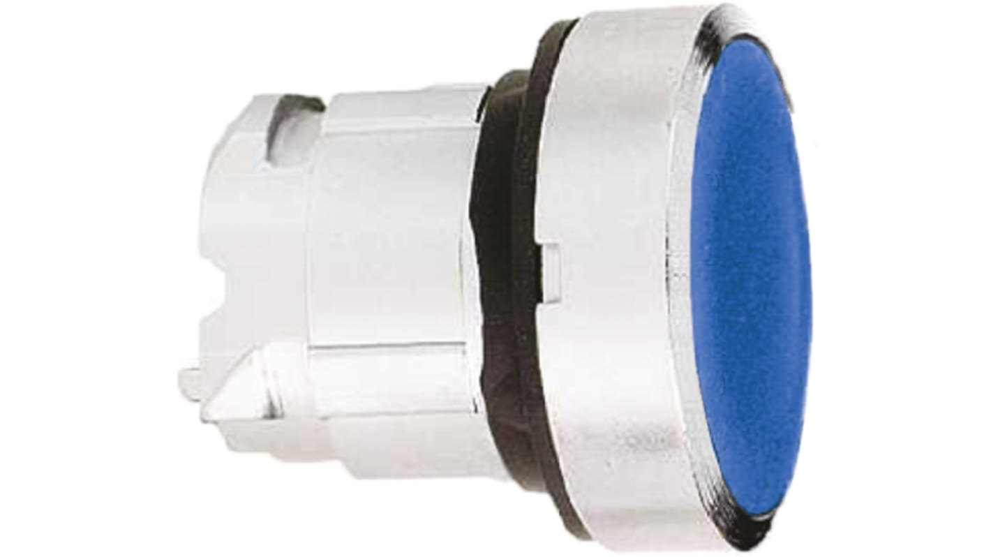 Schneider Electric Harmony XB5 Series Blue Illuminated Spring Return Push Button Head, 22mm Cutout, IP66, IP67