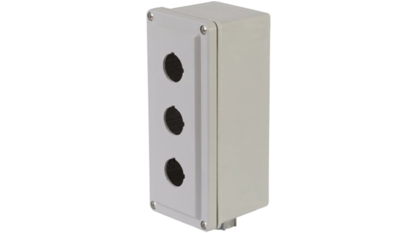 Schneider Electric Plastic Harmony 9001SK Control Station Enclosure - 3 Hole 30mm Diameter