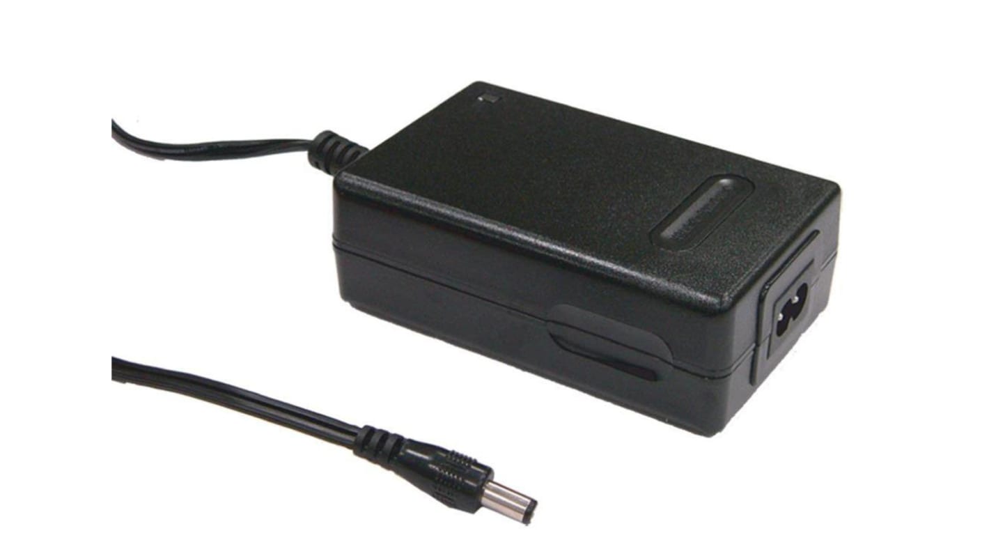MEAN WELL Battery Charger For Lead Acid, Lithium-Ion 3A with Standard P1J plug
