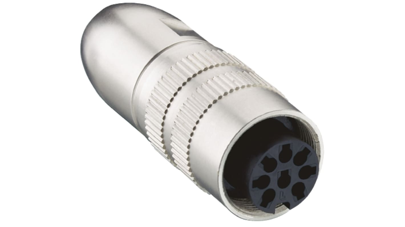 Carcasa de conector Lumberg serie 0360 de 6 vías, IP68