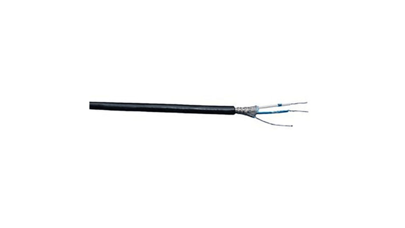 Cavo dati Alpha Wire Nero, 1 coppia, 22 AWG, 300 V, RS-485