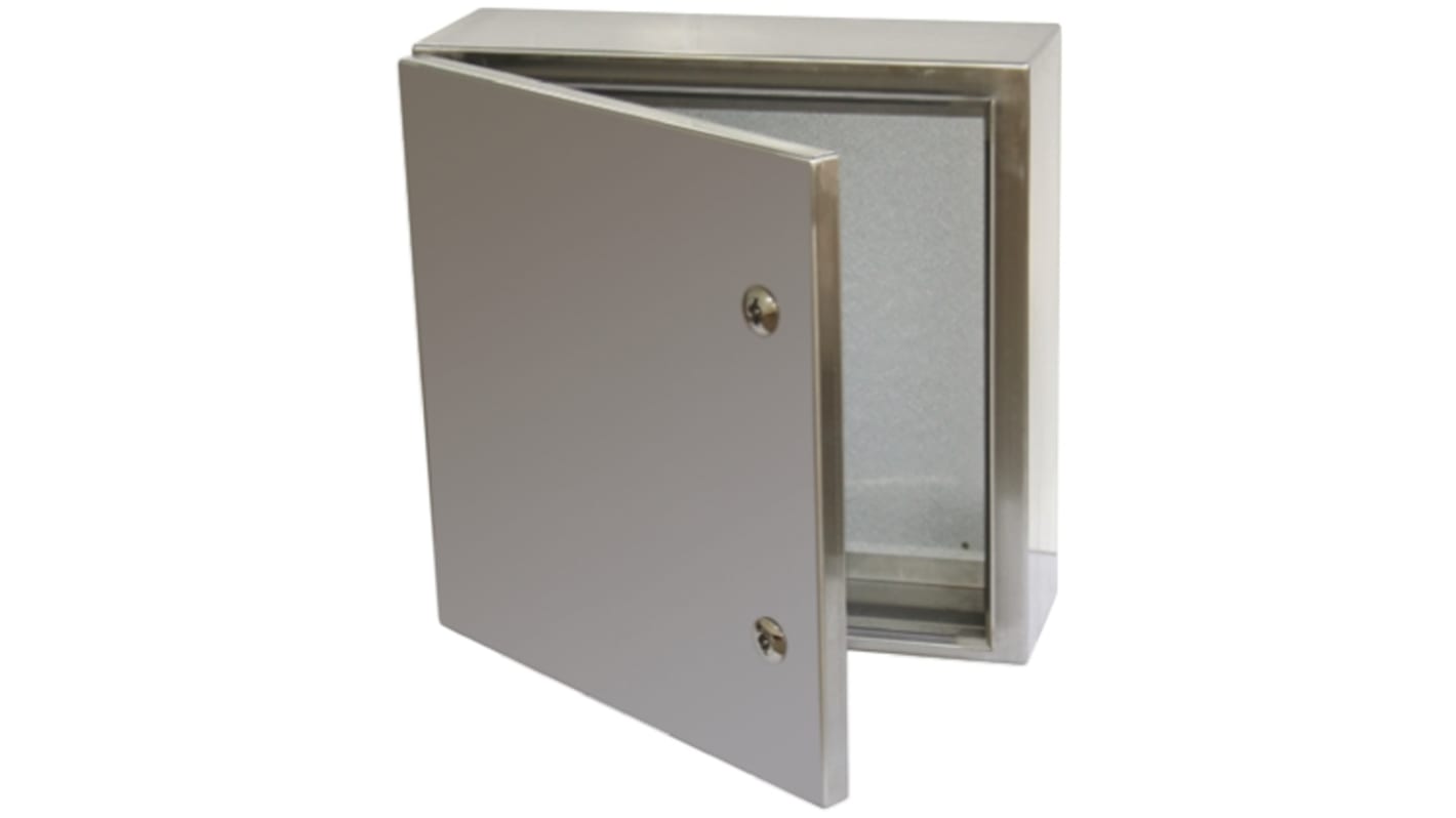 RS PRO 304 Stainless Steel Wall Box, IP66, 400 mm x 300 mm x 150mm