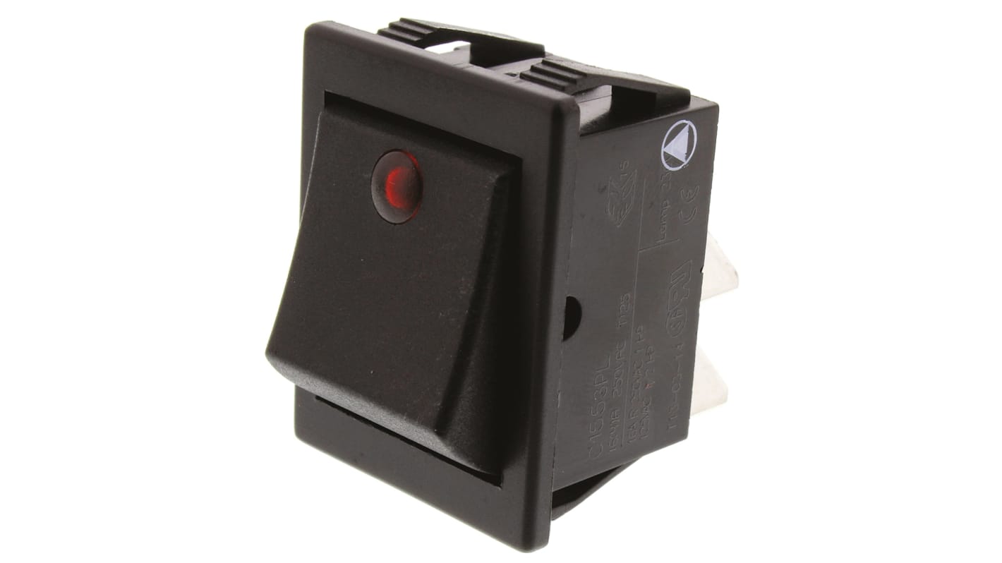 C1572AAAAA ARCOLECTRIC / BULGIN LIMITED, Rocker Switch, (On)-Off-(On), DPDT | Farnell