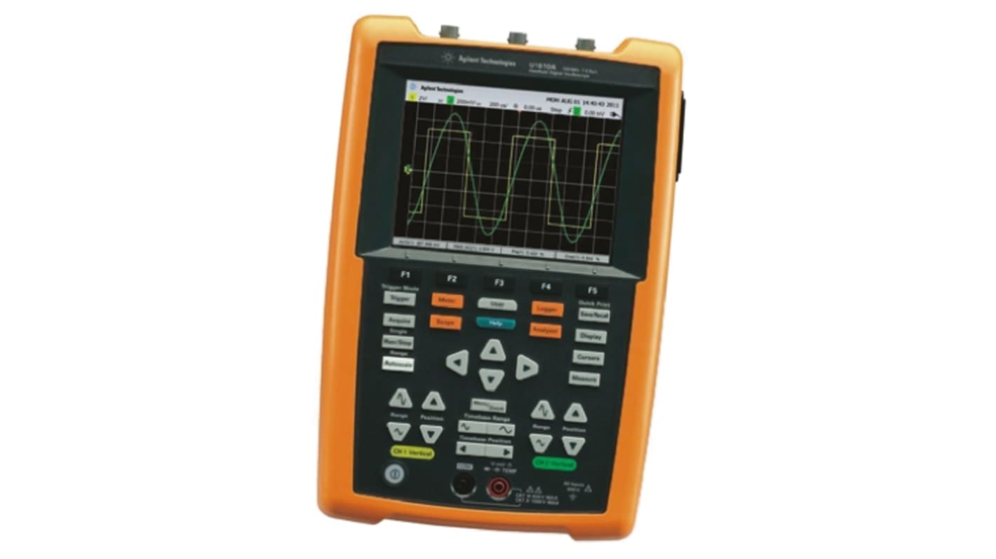 Oscilloscopio Palmare Keysight Technologies U1610A, 2 ch. analogici, 100MHz, Cert. ISO