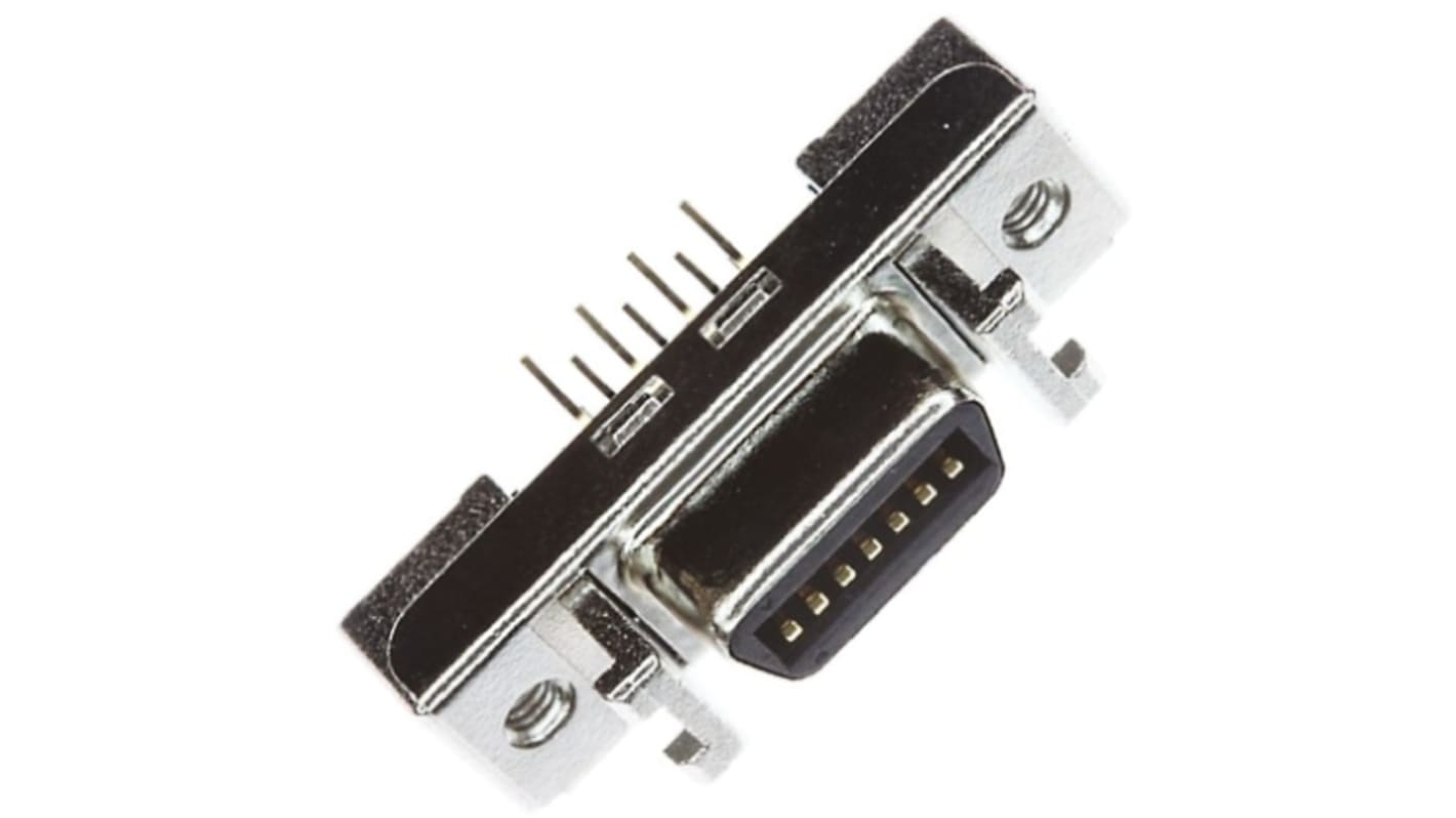 Conector D-sub 3M, Serie MDR 102, paso 1.27mm, Recto, Montaje en orificio pasante, Hembra, Terminación Soldador, 1A