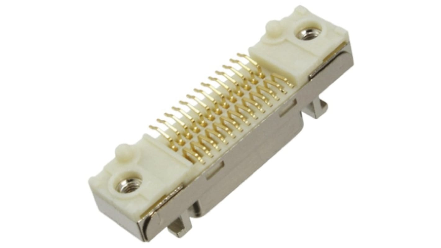 3M MDR 102 20 Way SMT Micro-D PCB Connector Socket, 1.27mm Pitch