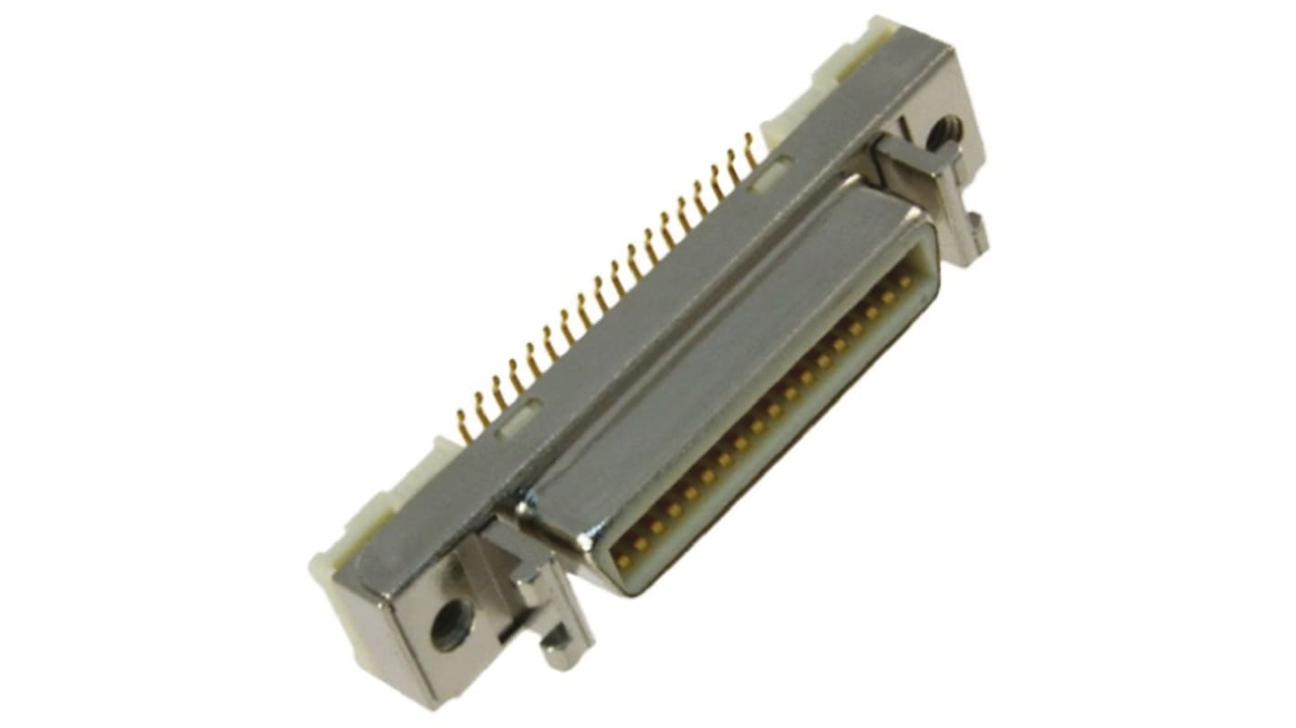 3M MDR 102 26 Way SMT Micro-D PCB Connector Socket, 1.27mm Pitch