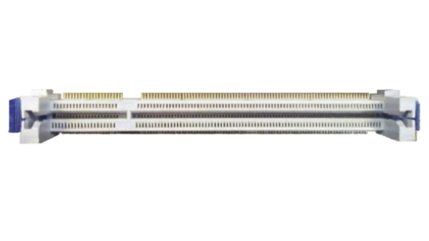 JST DM-200P Series Straight Surface Mount PCB Socket, 200-Contact, 2-Row, 0.6mm Pitch, Solder Termination