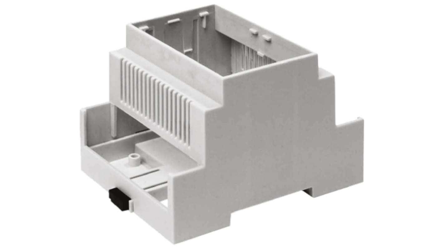 CAMDENBOSS Vented Enclosure Type CNMB Series , 17.5 x 58 x 90mm, Polycarbonate DIN Rail Enclosure