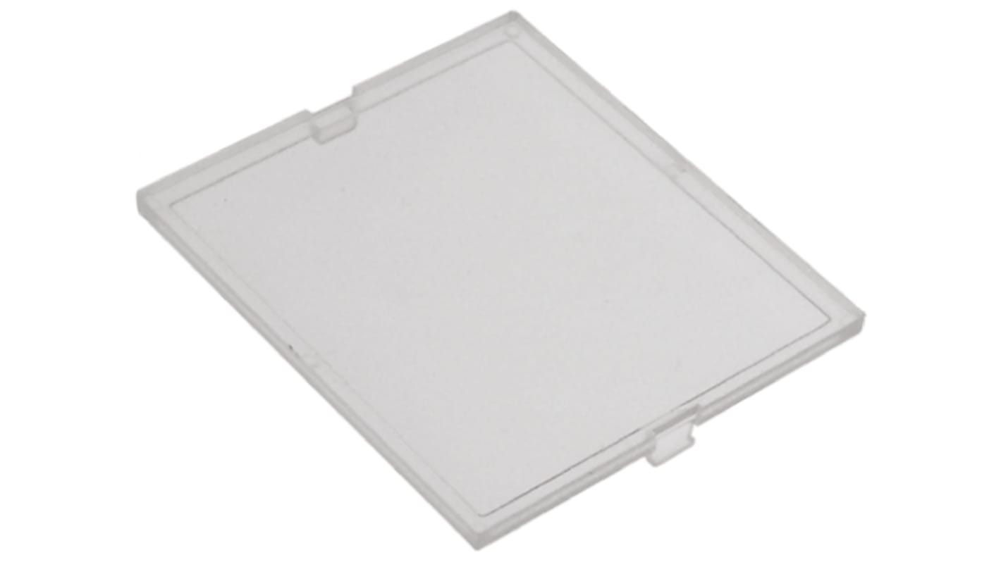 CAMDENBOSS Polycarbonate Cover, 5mm H, 42mm W, 102mm L for Use with CNMB DIN Rail Enclosure