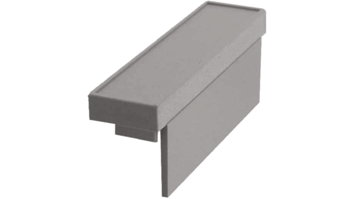 CAMDENBOSS Polycarbonate Terminal Cover, 20mm H, 14mm W, 53mm L for Use with CNMB DIN Rail Enclosure