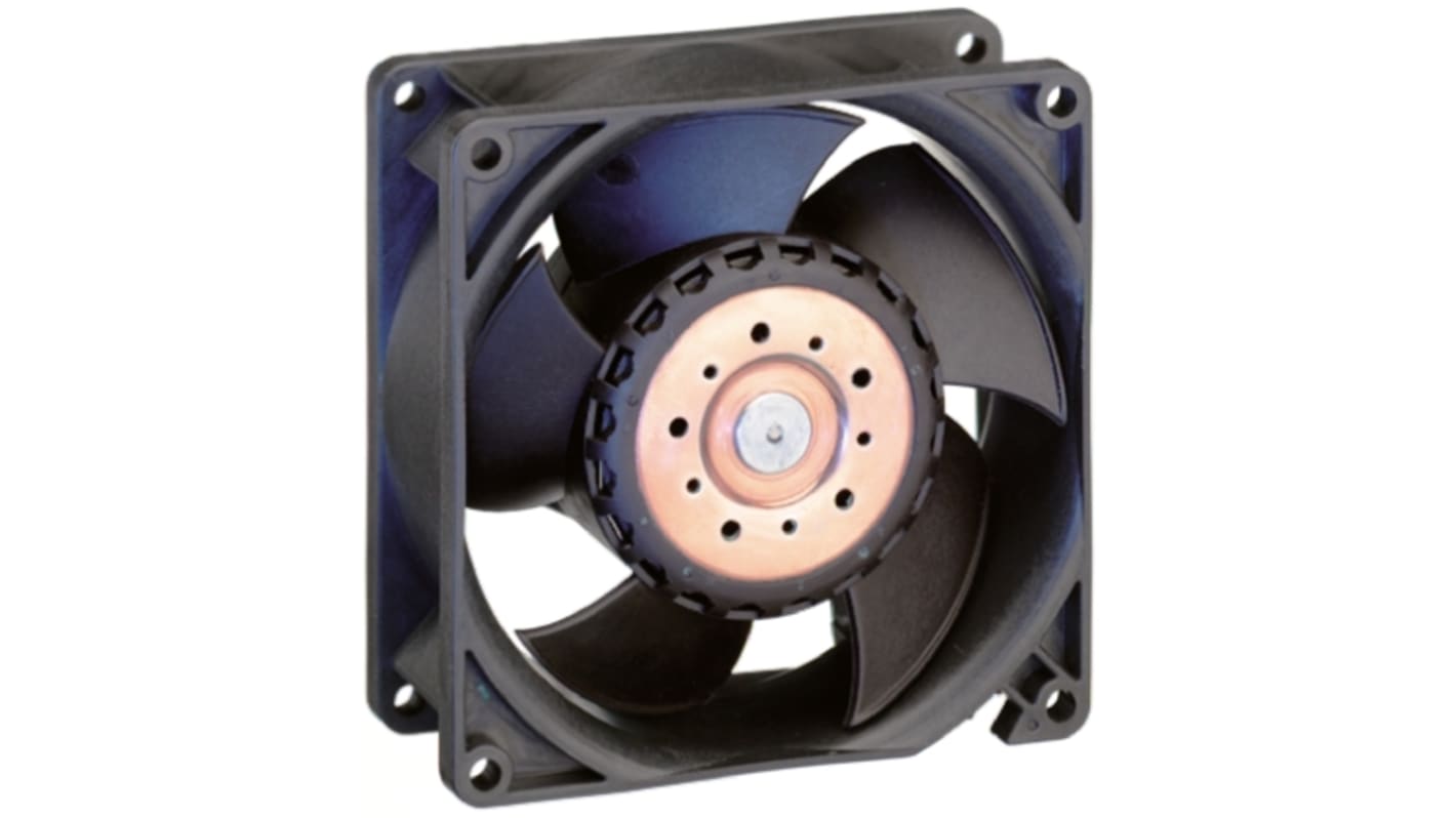 Ventilador Axial ebm-papst 3200 J - S-Force de 92 x 92 x 38mm, 48 V dc, 50W, 13000rpm, caudal 280m³/h, 73dB, salida