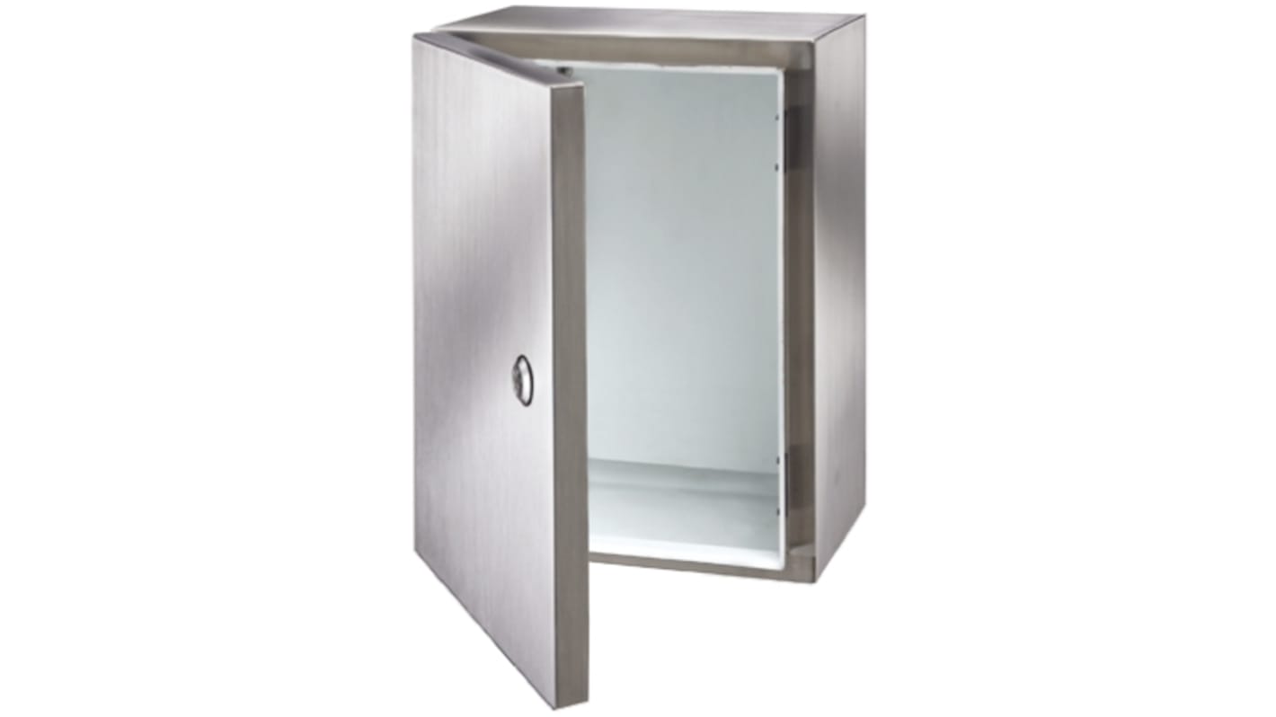 RS PRO 304 Stainless Steel Wall Box, IP66, 500 mm x 500 mm x 200mm