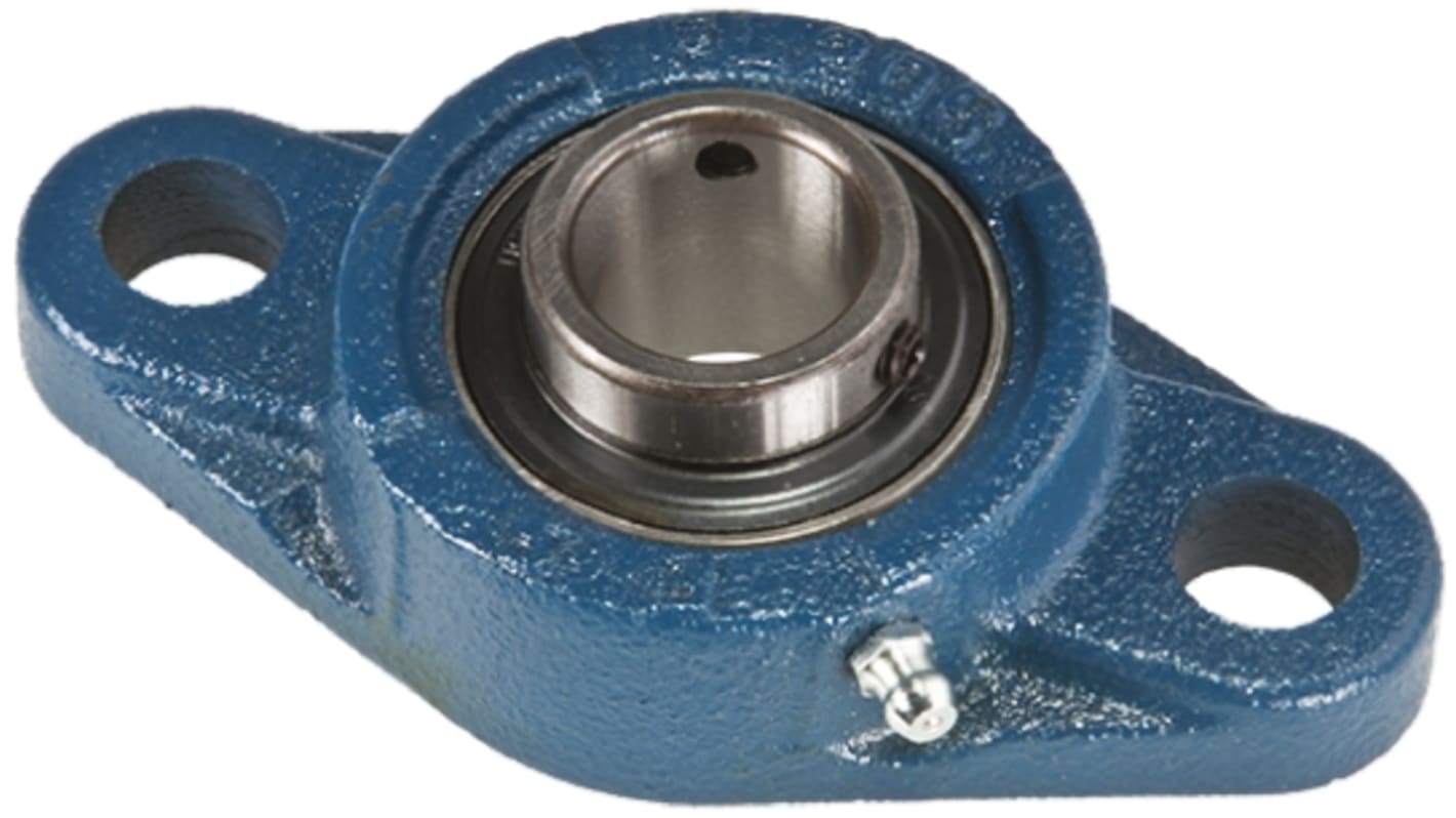 2 Hole Flange Bearing Unit 12.7mm ID