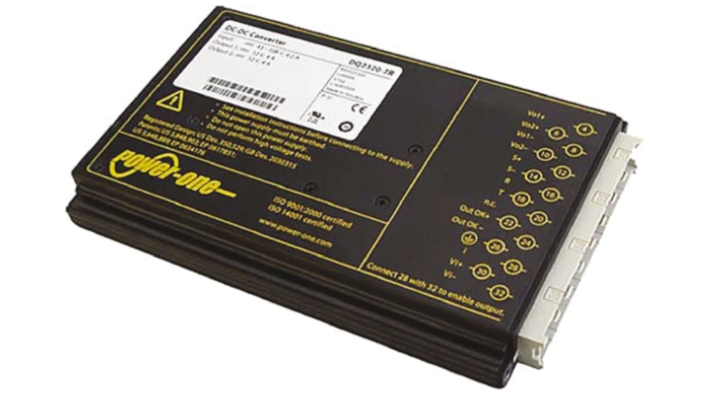 Convertidor dc-dc 132W, Salida ±24V dc, 5.5A, ±200mV Sí No