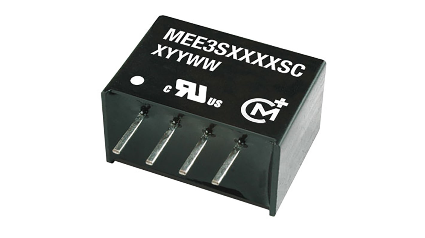 Murata Power Solutions MEE3 DC-DC Converter, 5V dc/ 600mA Output, 4.5 → 5.5 V dc Input, 3W, Through Hole, +85°C