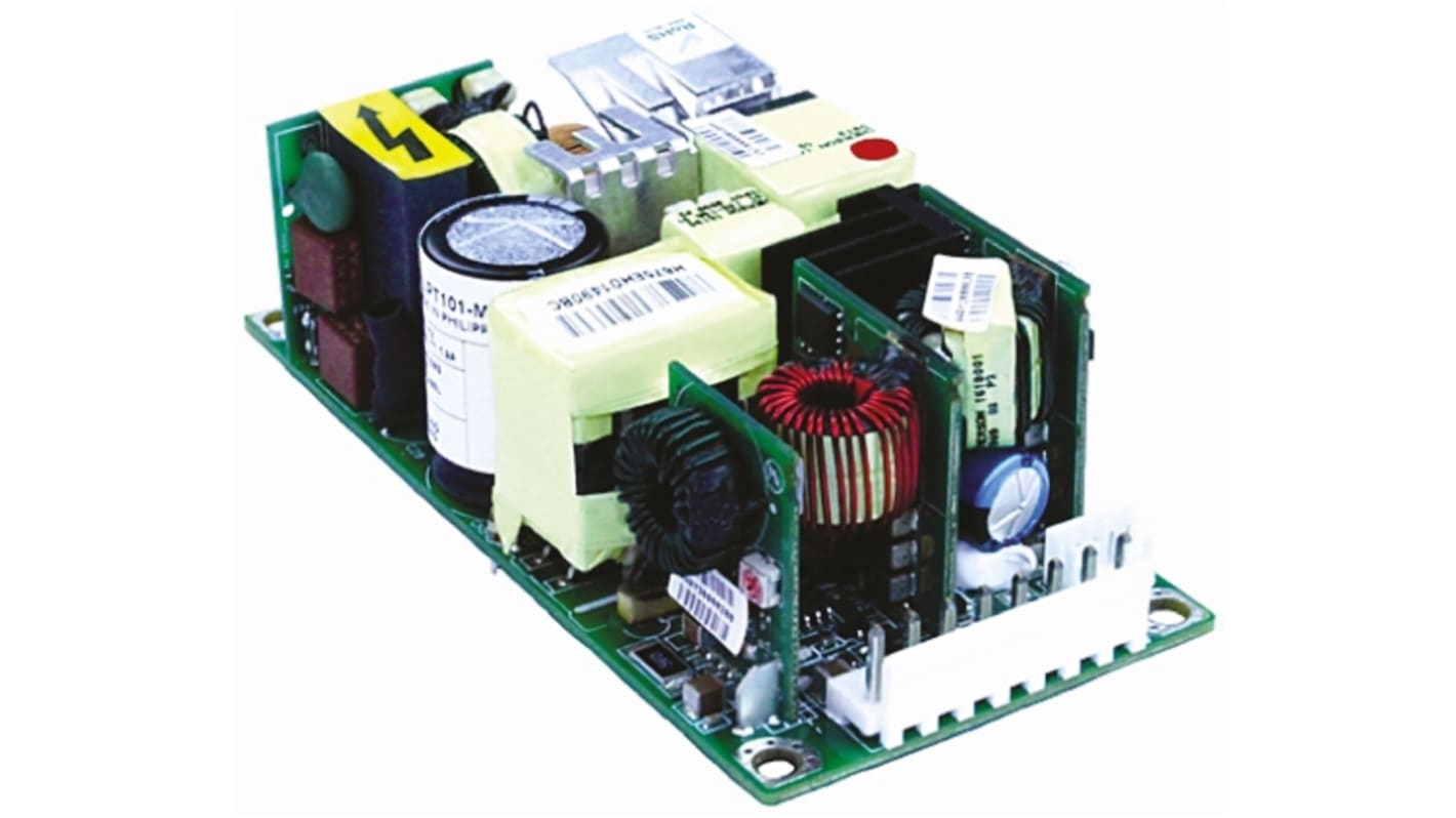 Artesyn Embedded Technologies Switching Power Supply, LPT104-M, 5 V dc, 12 V dc, 24 V dc, 2.3 A, 3 A, 18 A, 80W, Triple