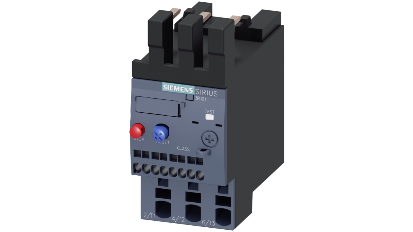 Relais de surcharge Siemens 3RU, 1 NO + 1 NF, 3 A