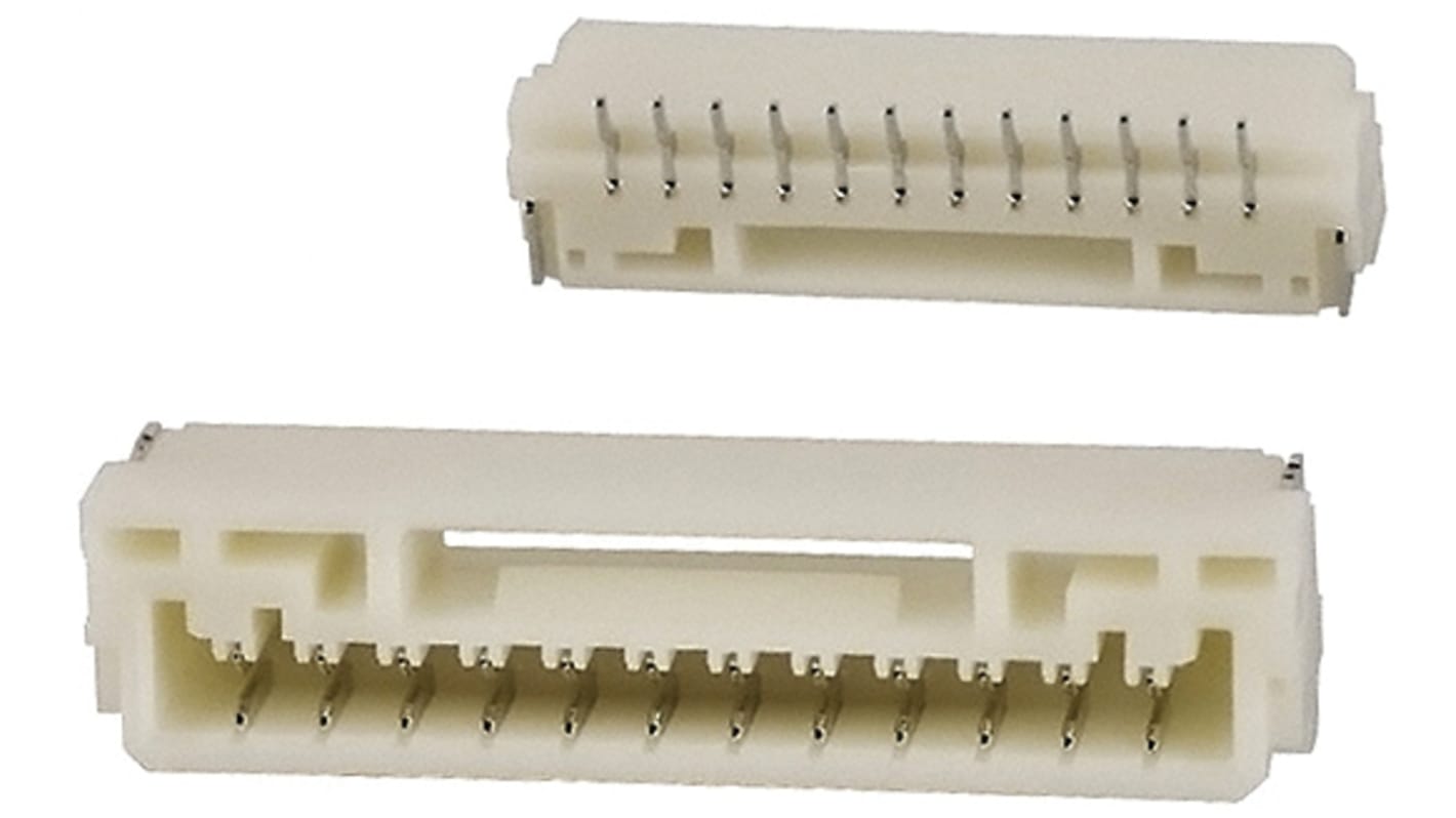 JST GH Series Straight Surface Mount PCB Header, 12 Contact(s), 1.25mm Pitch, Shrouded