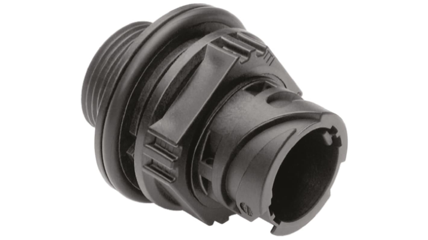 Conector circular ITT Cannon hembra serie APD de 2 vías hembra, tamaño carcasa 38, Montaje en Panel, IP67