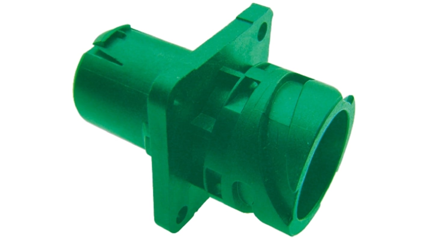 Conector circular ITT Cannon hembra serie APD de 4 vías, Montaje en Panel, IP67, IP69K