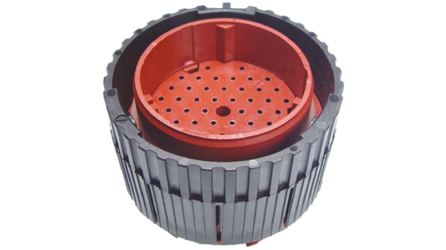 Adaptador conector circular Macho ITT Cannon serie APD de 51 vías, 48 Vdc, DIN 72585, IP67, IP69K