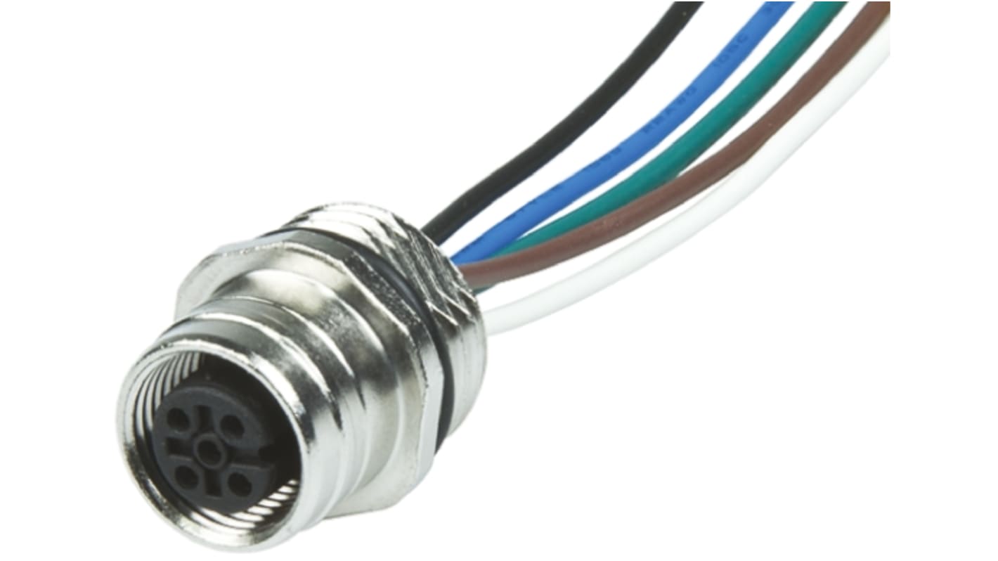 Brad from Molex Straight Female 12 way M12 to Unterminated Sensor Actuator Cable, 300mm