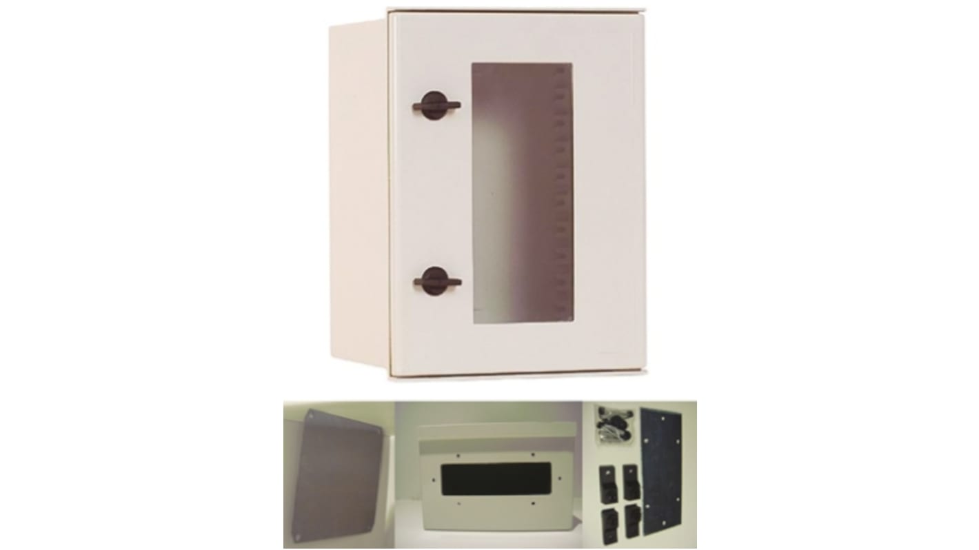 CAHORS MINIPOL Series Glass Reinforced Plastic Wall Box, IP65, Viewing Window, 300 mm x 250 mm x 140mm