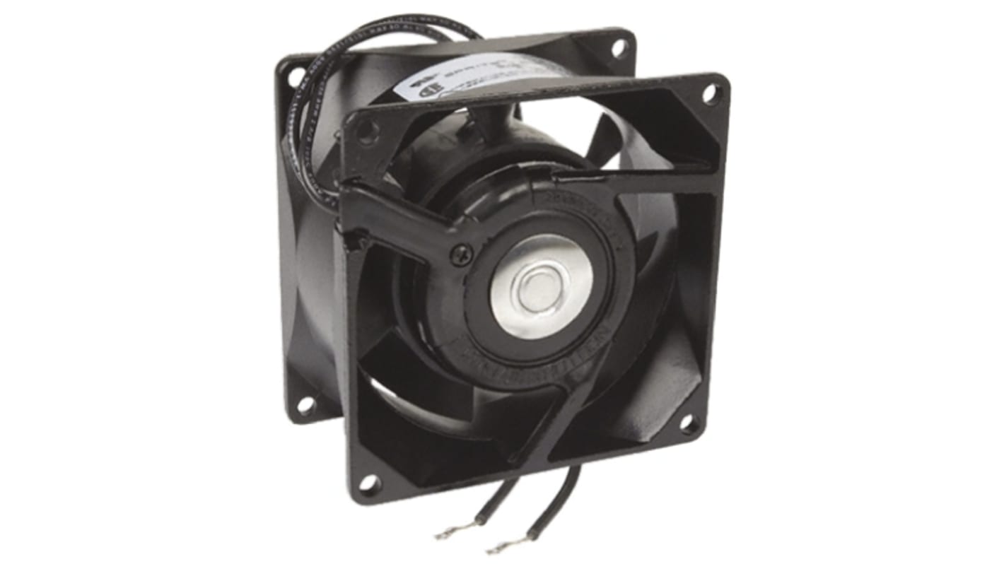 Ventilador Axial COMAIR ROTRON Sprint de 80 x 80 x 38mm, 115 V ac, 11W, 3250rpm, caudal 57.8m³/h, 40.3dB