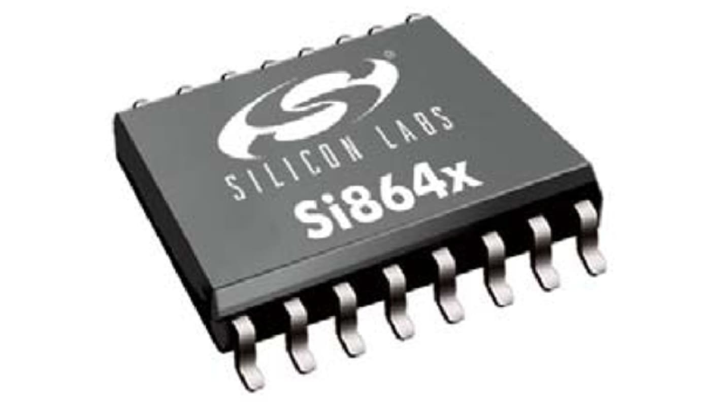 SI8641ED-B-IS Skyworks Solutions Inc, 4-Channel Digital Isolator 150Mbps, 5 kVrms, 16-Pin SOIC W