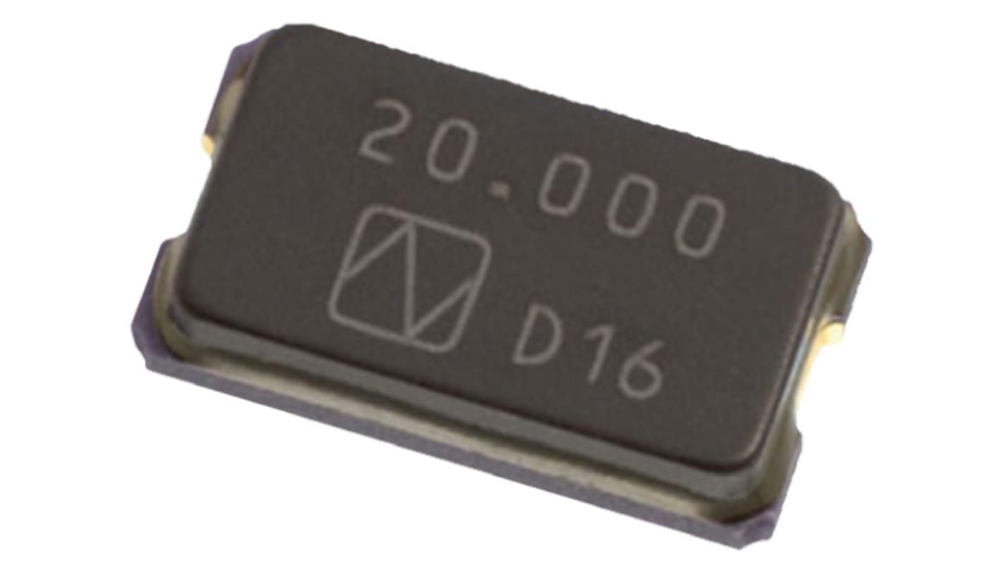 NDK 20MHz Crystal ±20ppm SMD 2-Pin 5 x 3.2 x 1.3mm