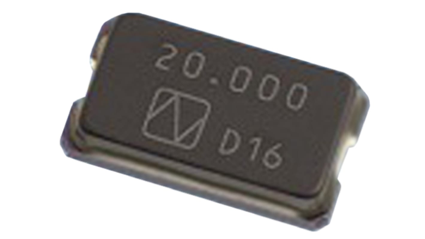 NDK 10MHz Quarz, Oberflächenmontage, ±20ppm, 8pF, B. 4.5mm, H. 1.8mm, L. 8mm, SMD, 2-Pin