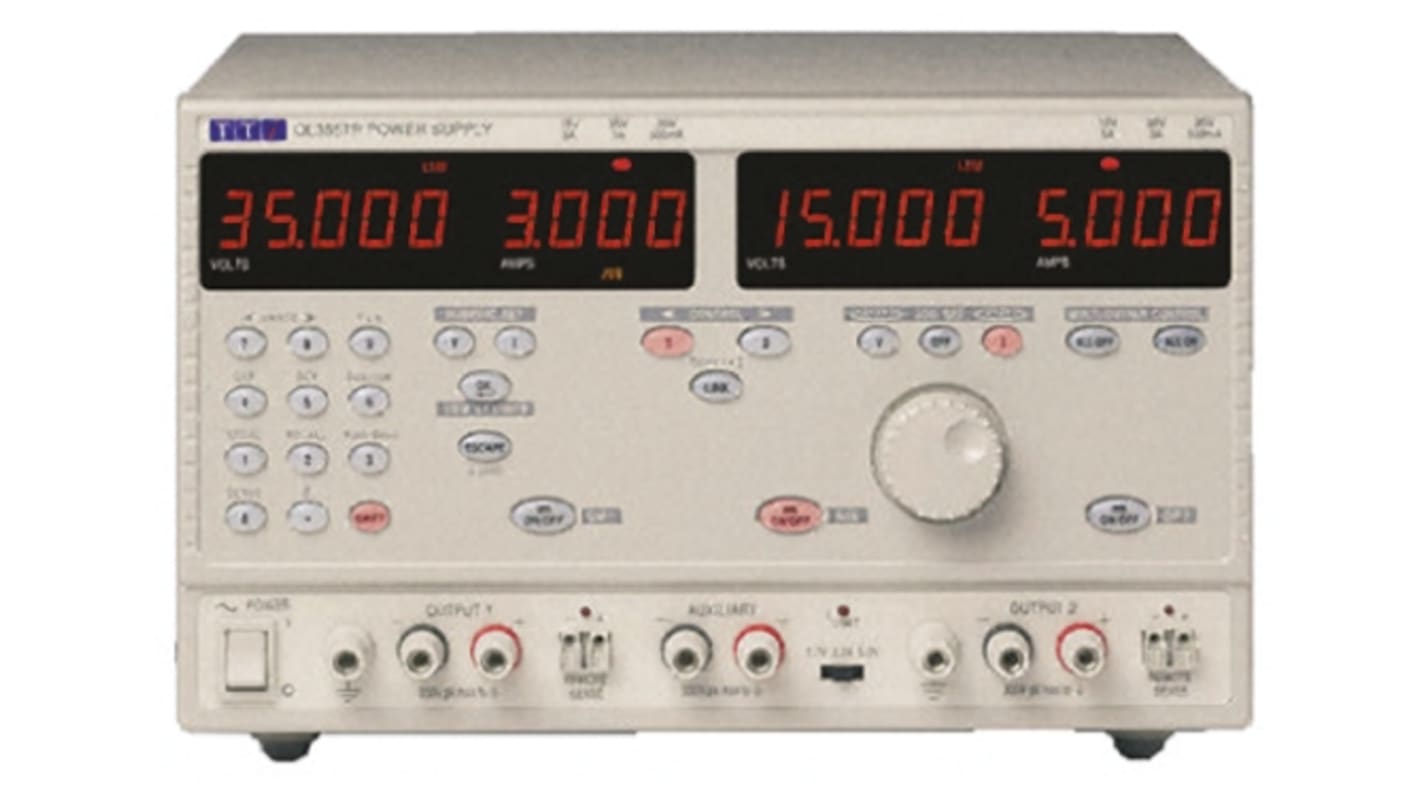 Aim-TTi 3-Kanal Digital Labornetzgerät 242W, 6 V, 25 V, 56 V / 2 A, 3 A, 4 A, ISO-kalibriert