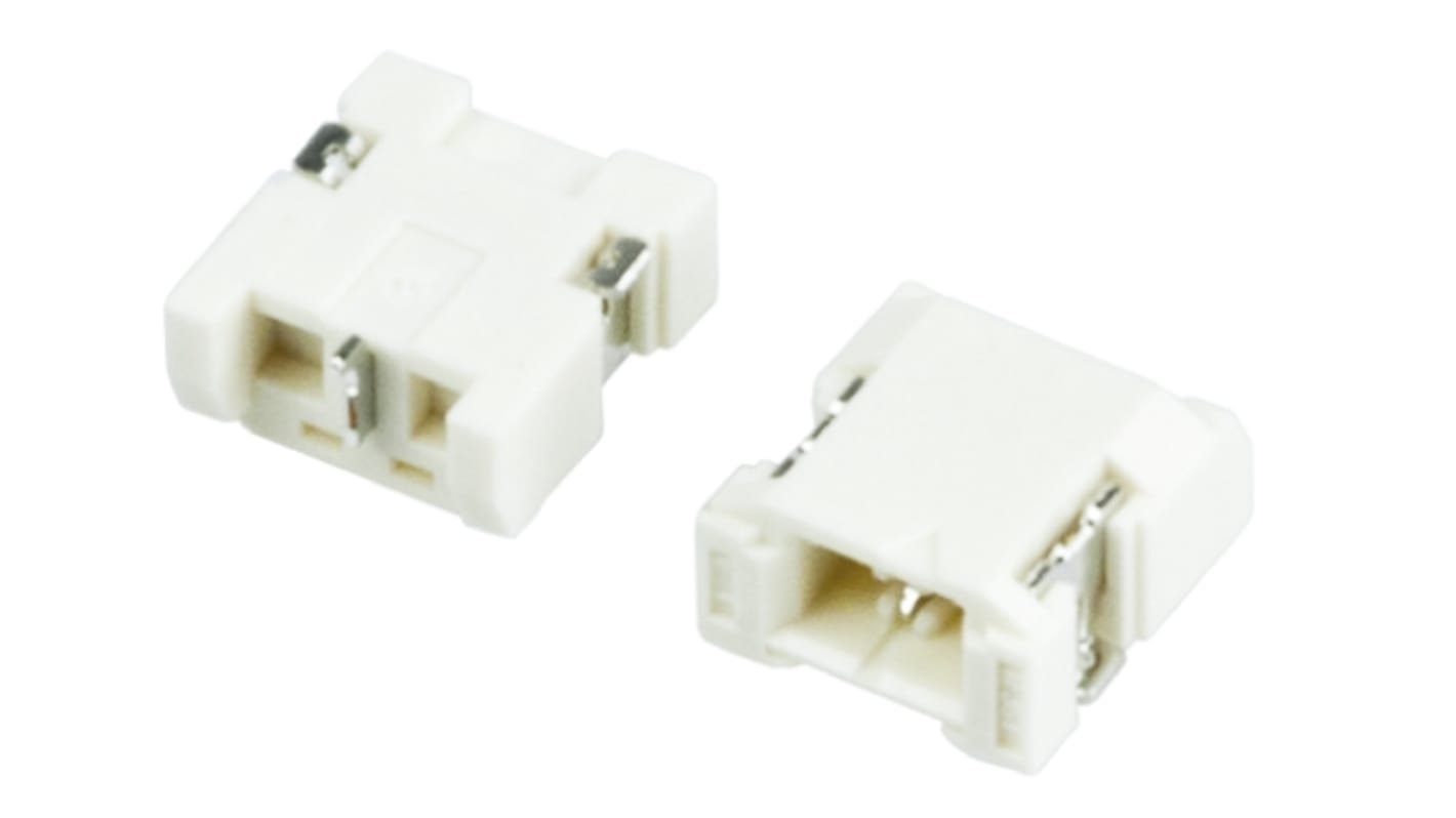 Conector hembra para PCB Ángulo de 90° JST serie LEB, de 1 vía en 1 fila, paso 4mm, 300 V, 12A, Montaje Superficial,