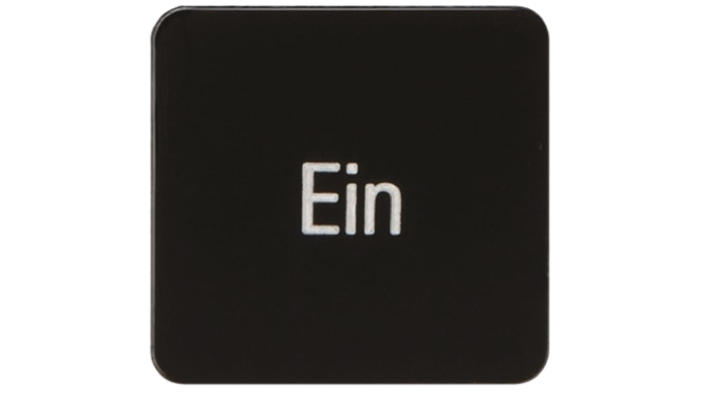 Siemens Label for Use with 3SB3 Series, Ein